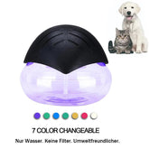 Black– Das Original Luftreiniger mit Wasserfilter Luftreiniger für Zuhause mit Aromatherapie-Funktion, LED-Nachtlicht, geeignet bei Rauch & Haustieren – Duftmaschine für ätherische Öle neu